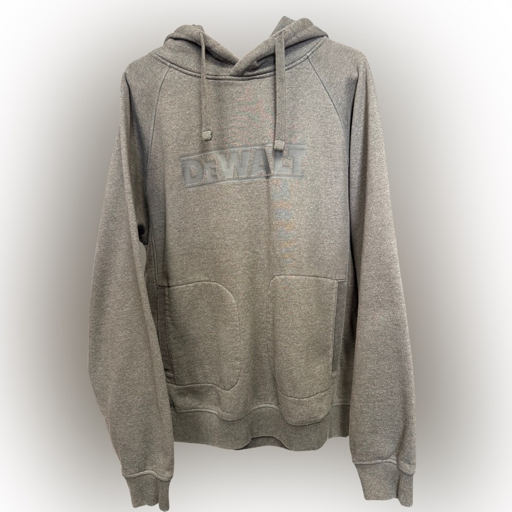 DeWALT Gray Hoodie MENS LARGE